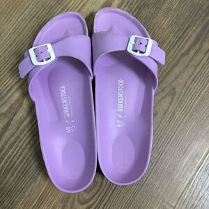 Birkenstock Rubber Comfort Sandals One Strap Slides Size 9 Ladies